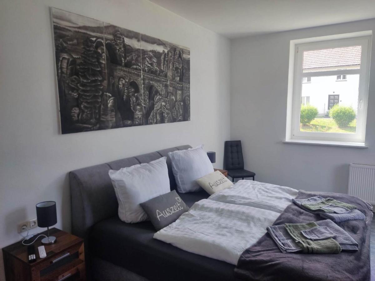 Ferienwohnung Am Hofladen Hellendorf - Saechsische Schweiz Bad Gottleuba Dış mekan fotoğraf