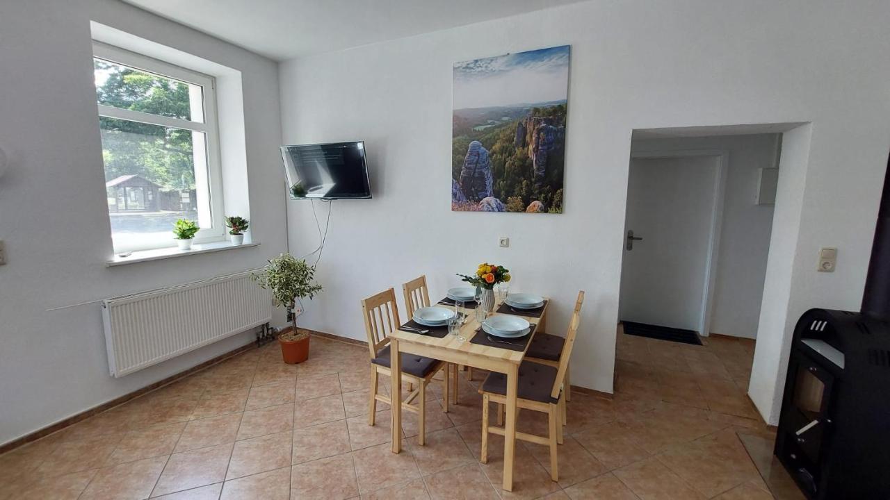 Ferienwohnung Am Hofladen Hellendorf - Saechsische Schweiz Bad Gottleuba Dış mekan fotoğraf