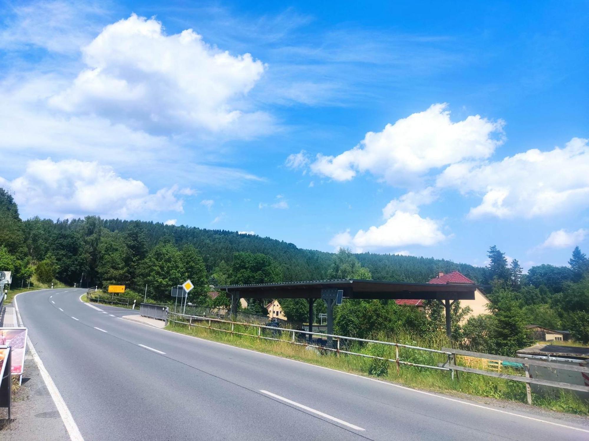 Ferienwohnung Am Hofladen Hellendorf - Saechsische Schweiz Bad Gottleuba Dış mekan fotoğraf